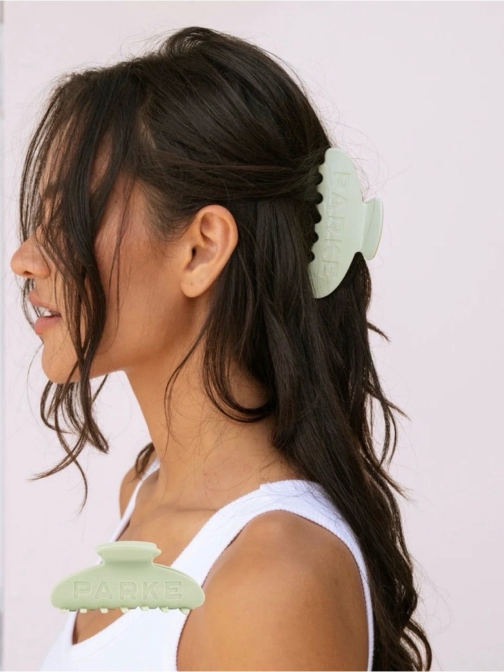 Parke Seafoam summerland claw clip